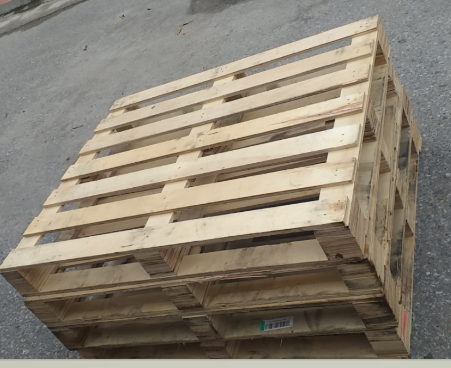 Pallet Gỗ Thanh Lý 1000x1200x144 mm Sử Dụng 4 Hướng Nâng, Tải Kê Hàng 1000 kg, Sử Dụng Trong Kho Hoặc Xuất Khẩu